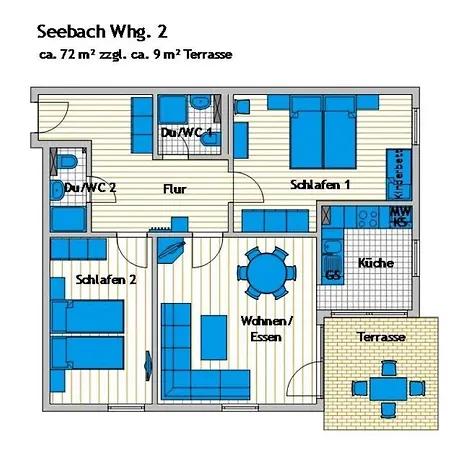 Seebach Whg S02 * Boltenhagen (Ostseebad)